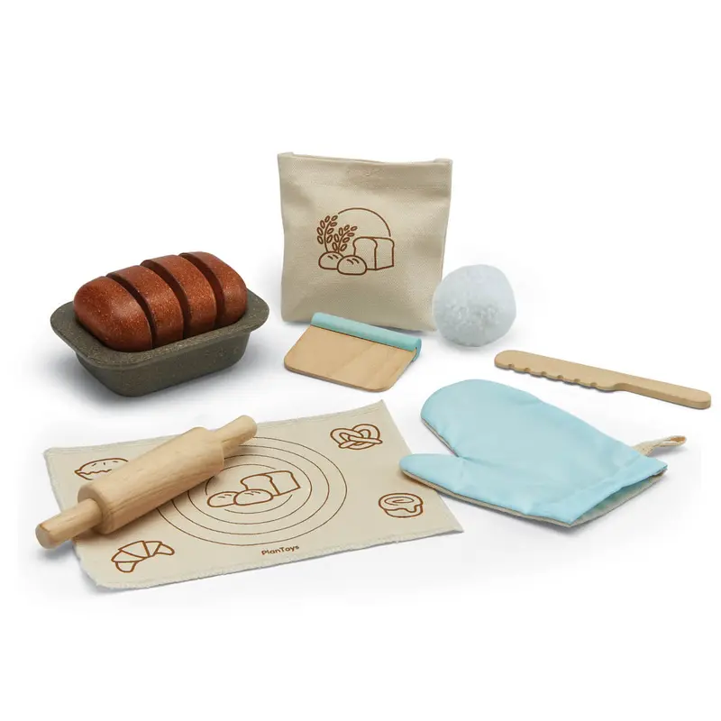 Bread Loaf Wooden Play Set by PlanToys