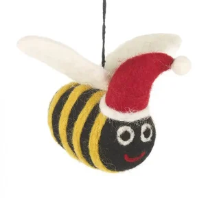 Christmas Big Bumble Bee Hanging Decoration by Felt So Good