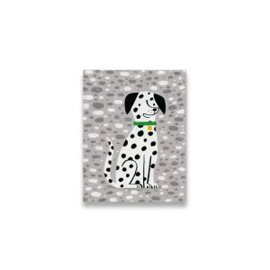 Dalmatian Mini Greetings Card by Lisa Jones Studio