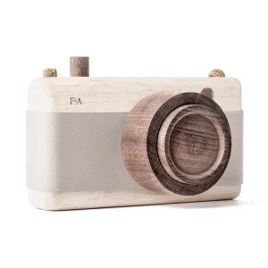Wooden Camera in Beige by Fanny & Alexander