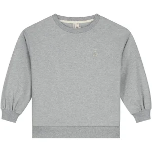 Dropped Shoulder Sweater in Grey Melange by Gray Label