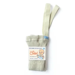 Footless Tights With Braces in Cream Blend by Silly Silas