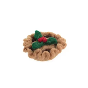 Mince Pie Hanging Christmas Decoration by Amica