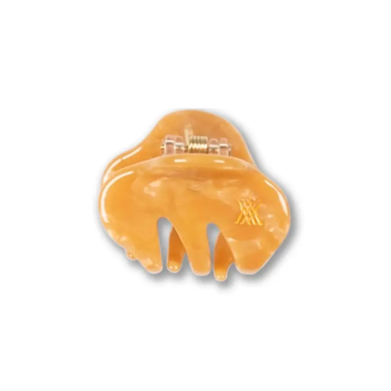 Small Hair Clamp in Caramel by Repose AMS