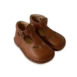 Andrea Cut Out Sandals in Kava Brown by PP