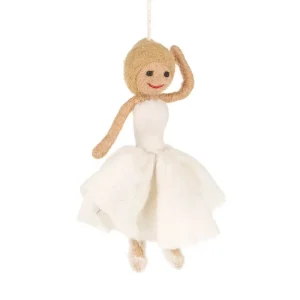 Ballerina Hanging Christmas Decoration by Felt So Good