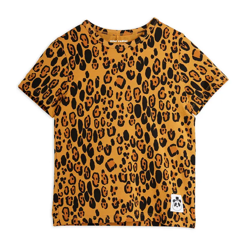 Basic Leopard T-Shirt by Mini Rodini