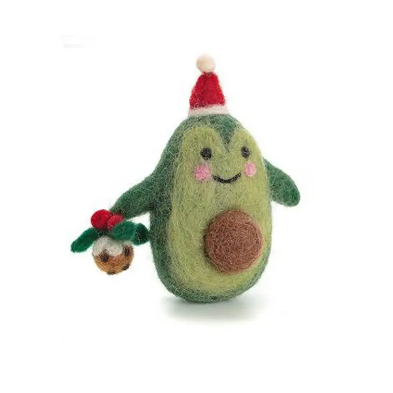 Christmas Avocado Hanging Decoration by Amica