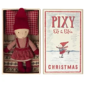 Christmas Pixy Elfie in Box by Maileg