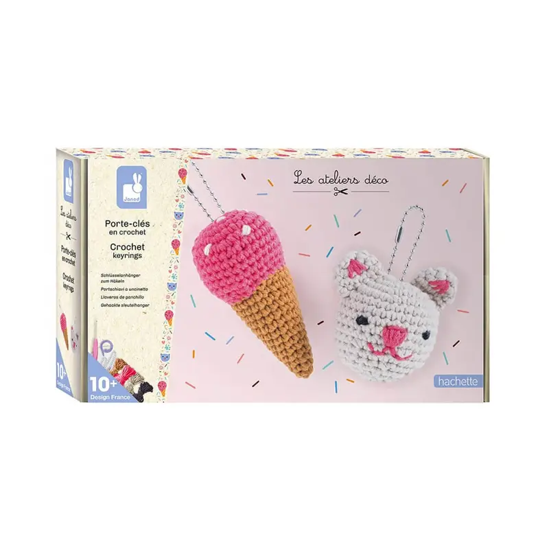Crochet Keyrings Craft Kit by Janod
