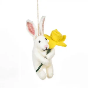 Delilah Bunny Hanging Decoration by Felt So Good