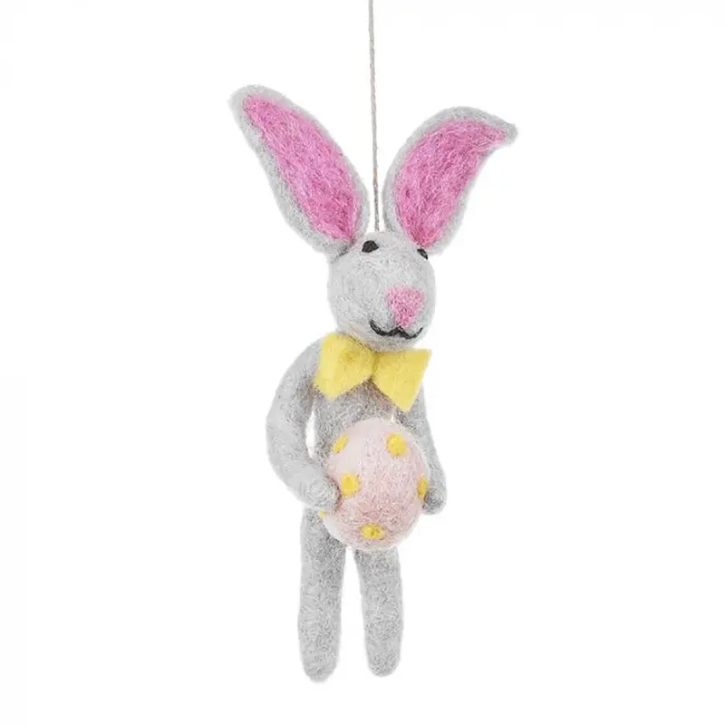 Edgar The Easter Bunny Hanging Decoration by Felt So Good