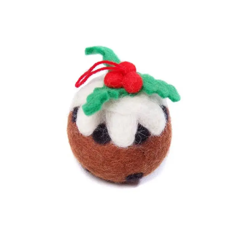Large Christmas Pudding Hanging Decoration by Amica