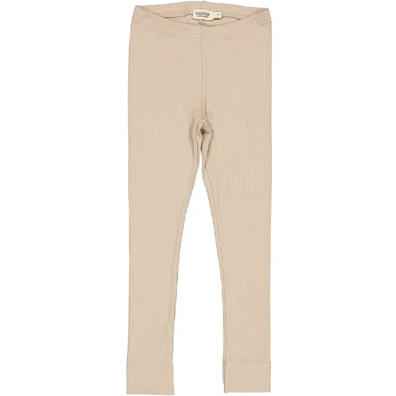 Leg Rib Baby Leggings in Alpaca by MarMar Copenhagen - Last Ones In Stock - 2-6 Months