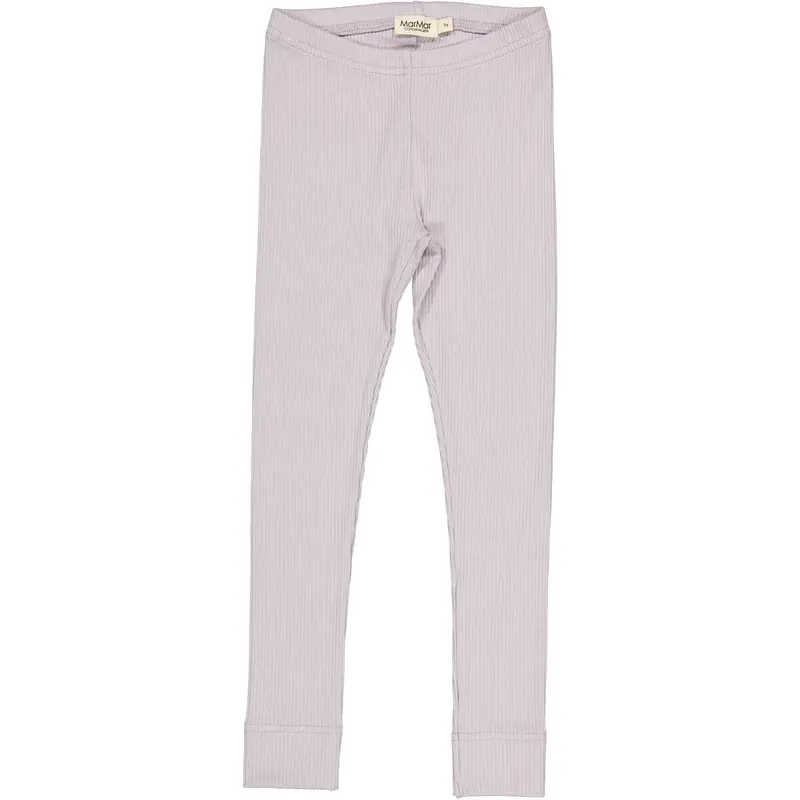 Leg Rib Baby Leggings in Plum Dust by MarMar Copenhagen - Last Ones In Stock - 2-4 Months