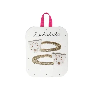 Lily Leopard Hair Clips by Rockahula