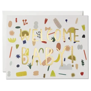 Playful Baby Greetings Card by Red Cap Cards