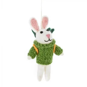 Ronnie The Rabbit Hanging Decoration by Felt So Good