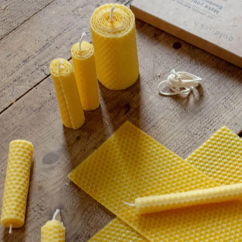 Beeswax Candle Making Kit by Goldrick
