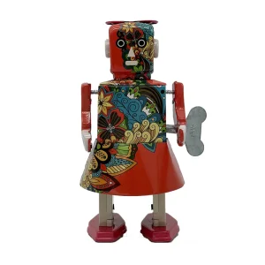 Blossom Bot Wind Up Tin Robot (Limited Edition) by Mr & Mrs Tin