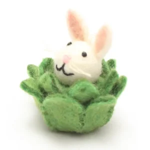 Cabbage Bunny Hanging Decoration by Amica