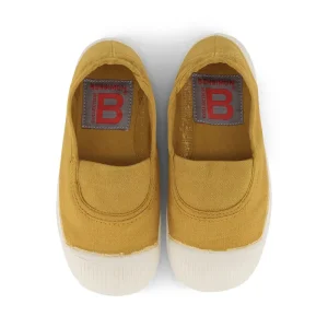 Elastic Tennis Shoe in Curry by Bensimon