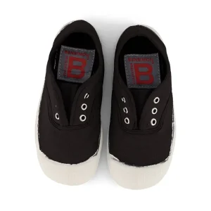 Elly Slip On Tennis Shoe in Carbon by Bensimon