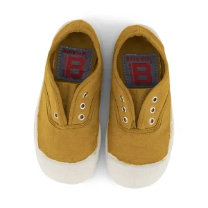 Elly Slip On Tennis Shoe in Curry by Bensimon
