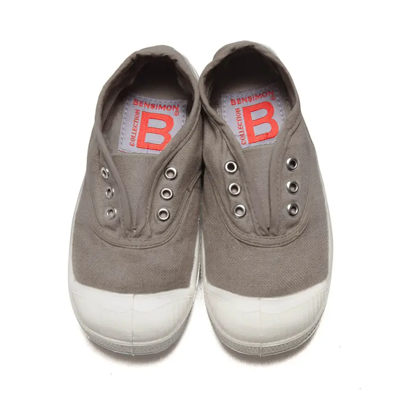 Elly Slip On Tennis Shoe in Eggshell by Bensimon
