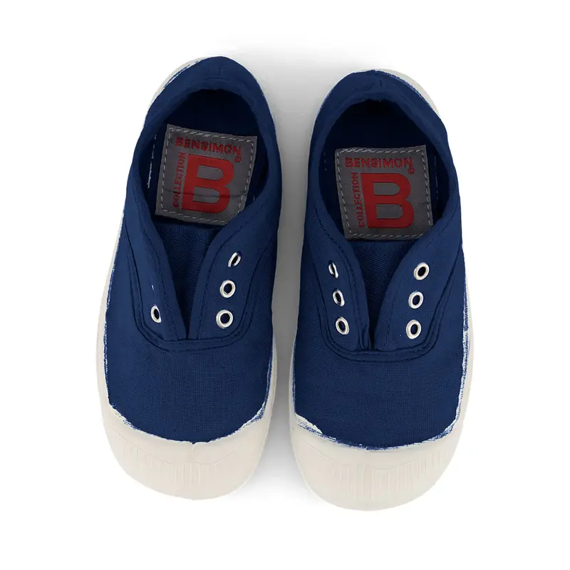 Elly Slip On Tennis Shoe in Indigo by Bensimon