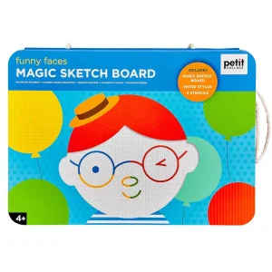 Funny Faces Magic Sketch Board by Petit Collage