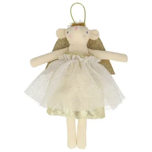 Gold Angel Mouse Christmas Tree Topper by Meri Meri