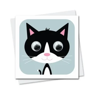 Karl Kitten Greetings Card by Stripey Cats Cards