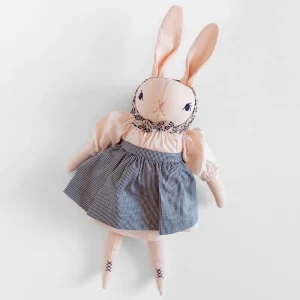 Rose Large Rabbit in Peach by Polka Dot Club