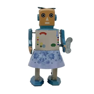 Snow Bot Wind Up Tin Robot (Limited Edition) by Mr & Mrs Tin