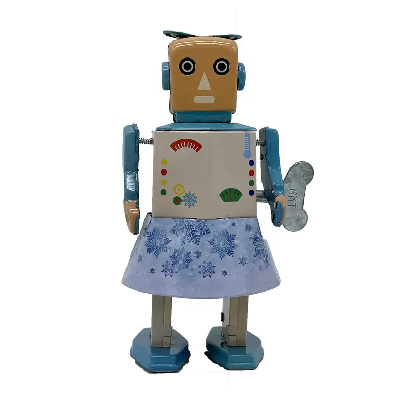 Snow Bot Wind Up Tin Robot (Limited Edition) by Mr & Mrs Tin