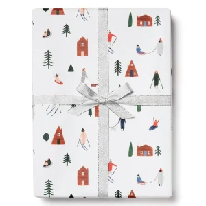 Snow Day Christmas Gift Wrap (3 Sheets) By Red Cap Cards