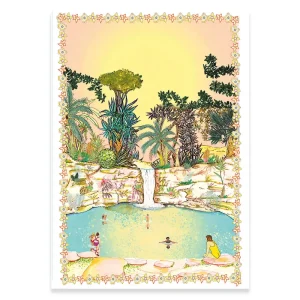 Wild Swimming Greetings Card by Wildflower Cards