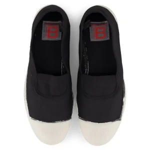 Women's Elastic Tennis Shoe in Carbon by Bensimon - Last One In Stock - 38 EUR