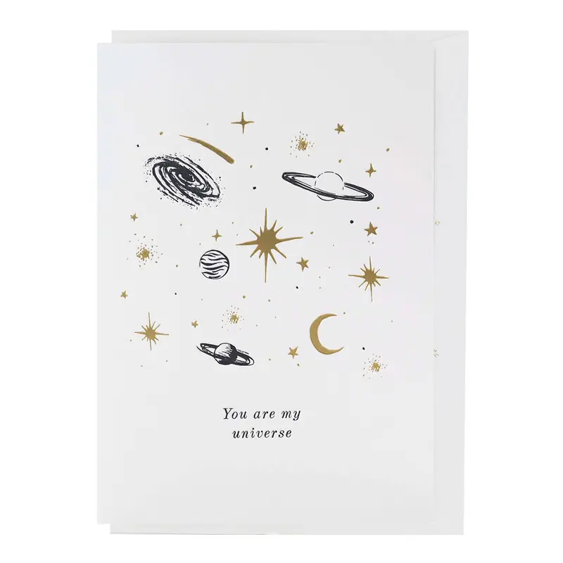 You are my Universe Greetings Card by Artcadia