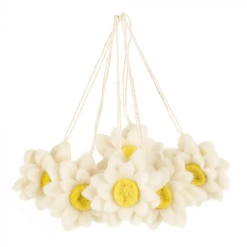 Felt Daisy Hanging Decorations by Felt So Good