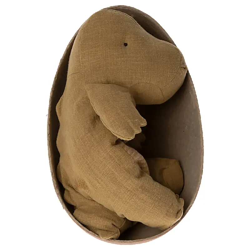 Gantosaurus In An Egg in Ochre (Medium) By Maileg