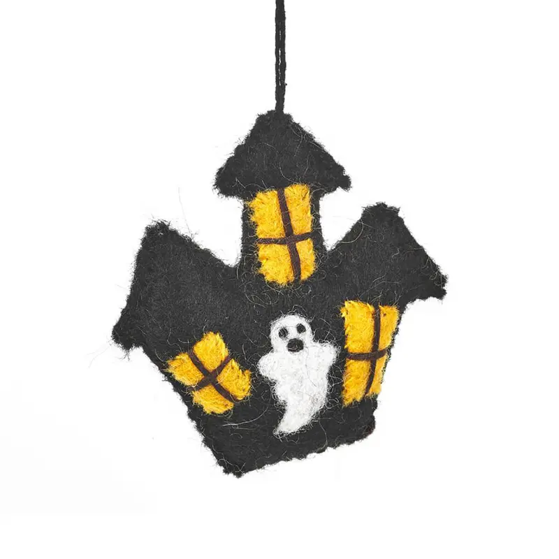 Haunted House Hanging Halloween Decoration by Felt So Good