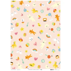 Hey Baby Gift Wrap by Holly St Clair for Wrap