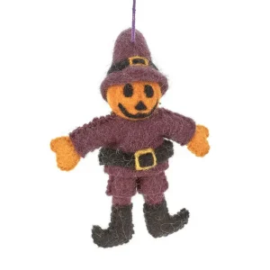 Jack The Pumpkin Hanging Halloween Decoration by Felt So Good