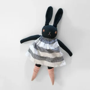 Nova Medium Rabbit in Black by Polka Dot Club