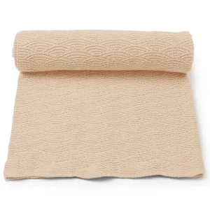Pointelle Baby Blanket in Ivory Cream by Konges Sljd