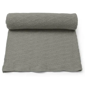 Pointelle Baby Blanket in Mulled Basil by Konges Sljd