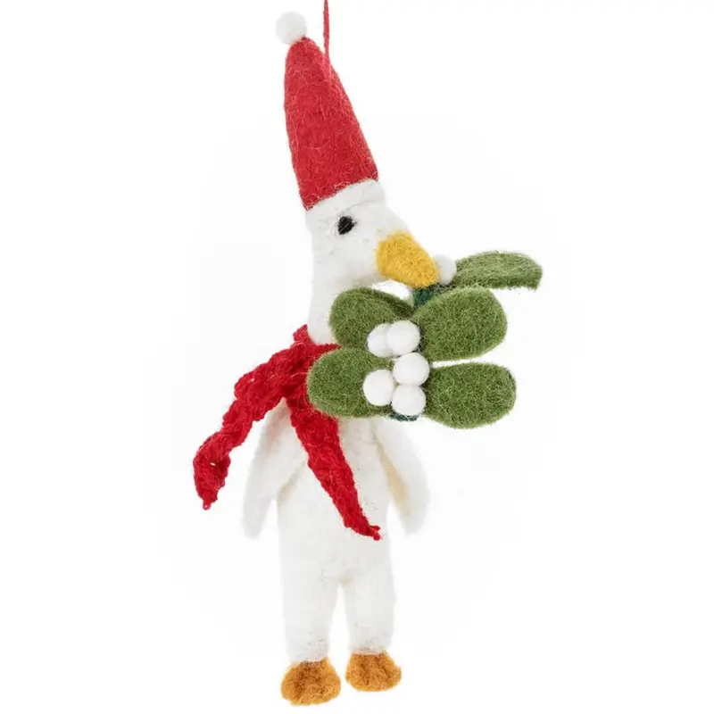 Quacker Duck Hanging Chritsmas Decoration by Felt So Good