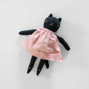 Summer Little Cat in Black by Polka Dot Club